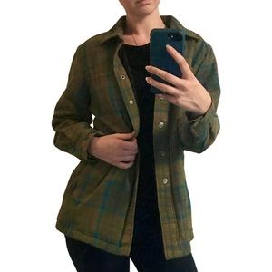 Duluth Trading Women’s Small Flannel Shirt Jacket